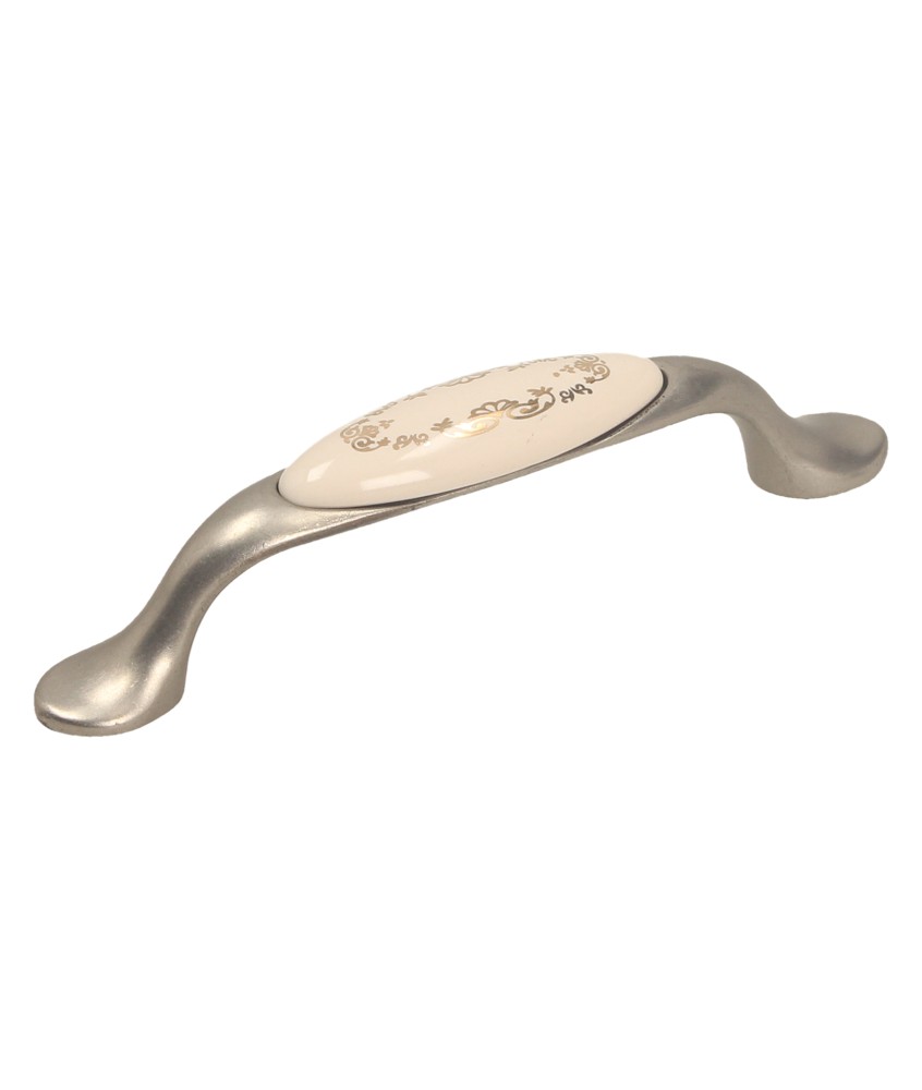 Uchwyt UP19, nikiel patnowany, porcelana MLK-3, 96mm