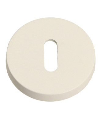 Szyld dolny PLT26J-N, biały matowy, okrągły