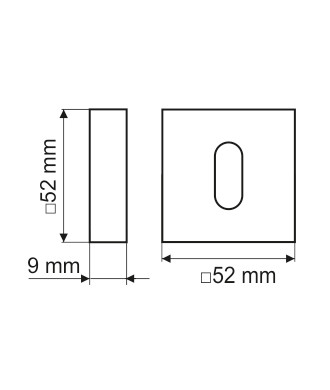 Szyld dolny PLT26J-NK, grafit strukturalny, kwadratowy