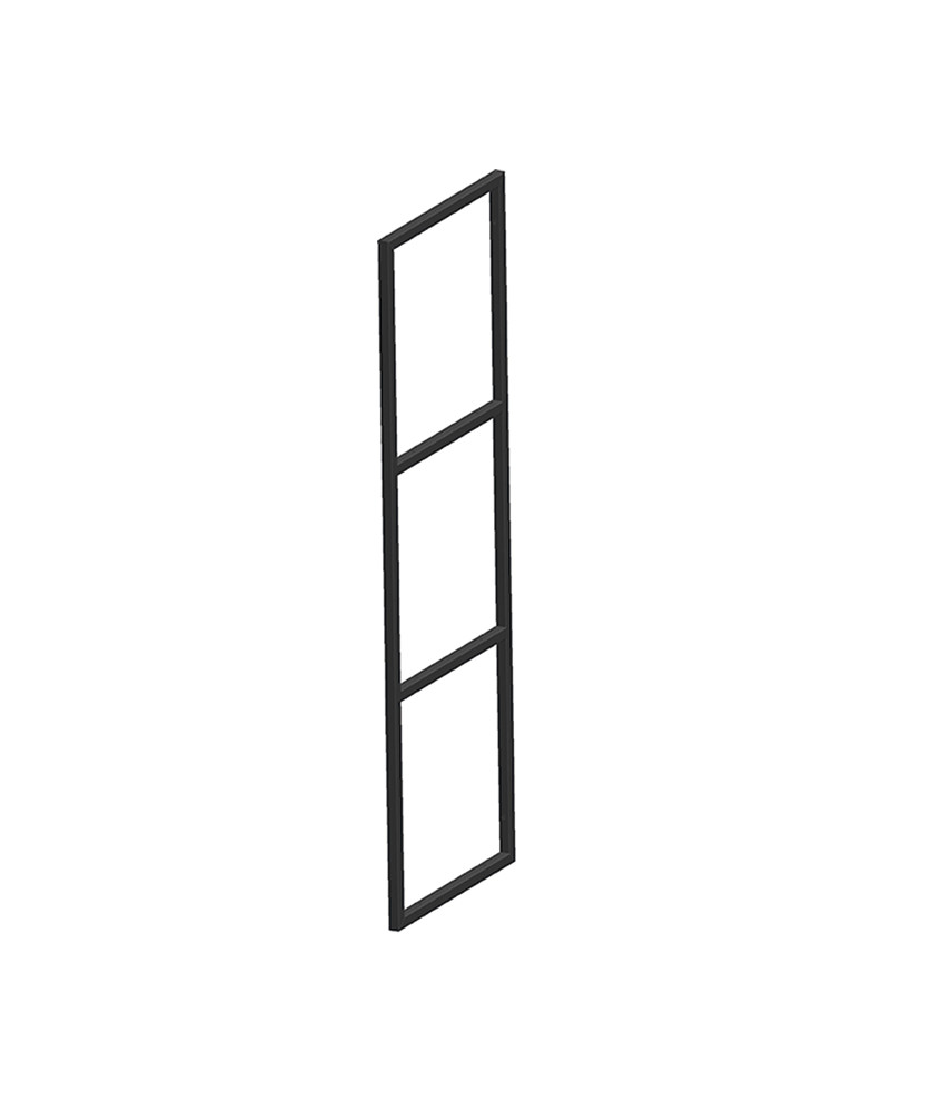 Rama półki SR18, Profil System, czarny strukturalny, wys. 1092mm Rama półki SR18, Profil System, czarny strukturalny, wys. 1092mm