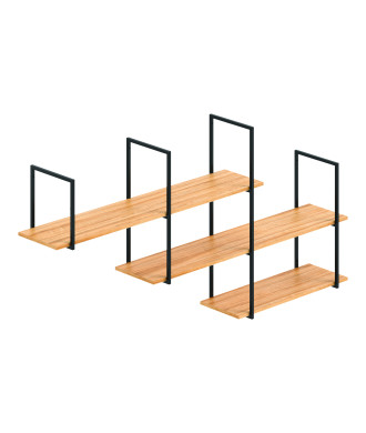Rama półki SR18, Profil System, czarny strukturalny, wys. 1092mm