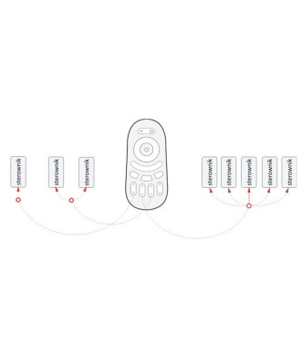 Sterownik RF LED MONO 4-strefowy, bez pilot