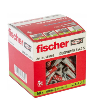 Kołki FISCHER Duopower, 8x40 S, 50 szt