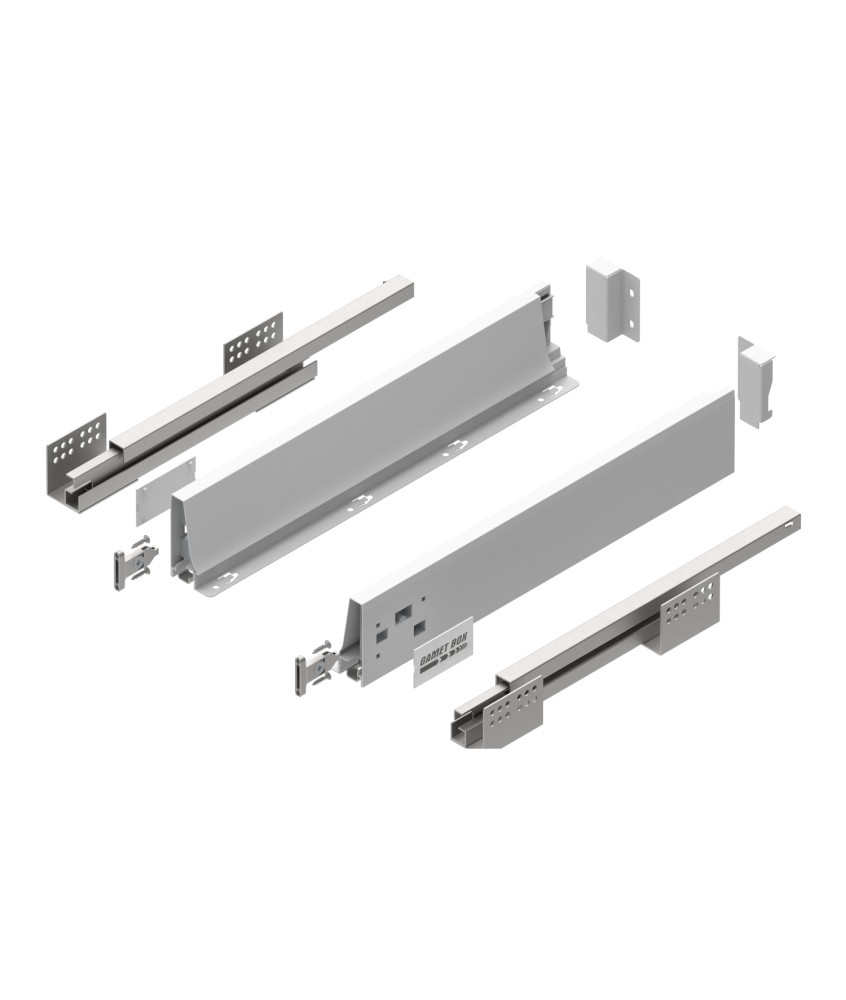 Szuflada GAMET BOX2, niska, biała, 300mm