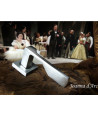 Klamka Verdi VE-M10, Joanna D'ark, szyld kwadratowy, chrom, chrom matowy