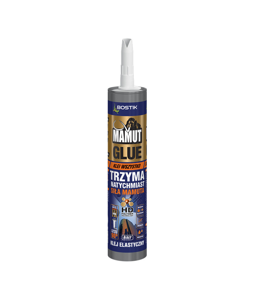 Klej uniwersalny MAMUT GLUE elastyczny montażowy BOSTIK, 290ml Klej uniwersalny MAMUT GLUE elastyczny montażowy BOSTIK, 290ml