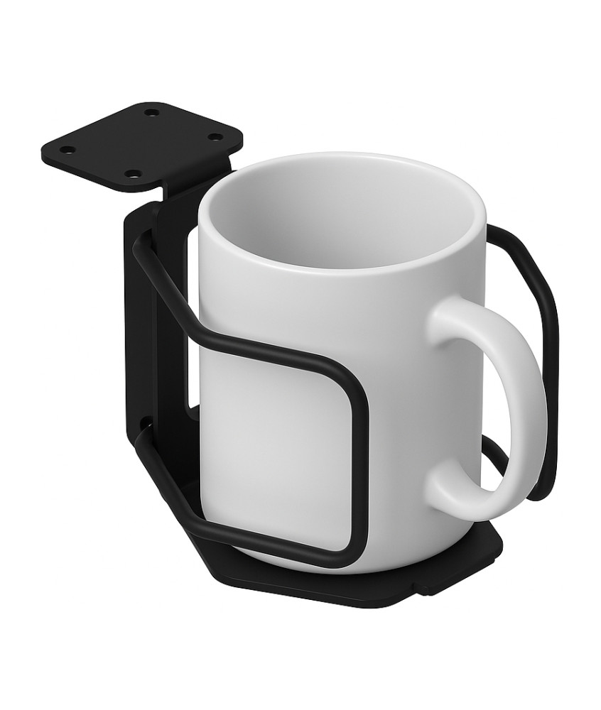 Uchwyt na kubek AD86, czarny strukturalny