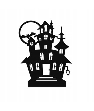 GAMET, Świecznik Halloween NAWIEDZONY DOM Metalowy Lampion HIT SEZONU