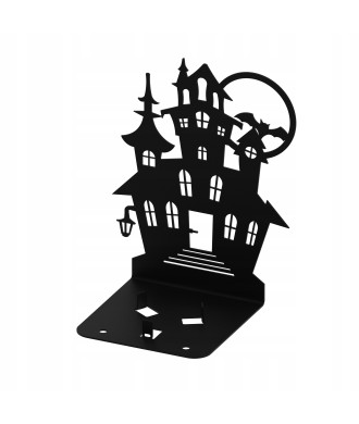 GAMET, Świecznik Halloween NAWIEDZONY DOM Metalowy Lampion HIT SEZONU