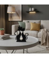 Świecznik Metalowy KOTY Podstawka na Tealight Czarny Loft Dekoracja Prezent