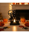 GAMET, Świecznik Halloween NAWIEDZONY DOM Metalowy Lampion HIT SEZONU