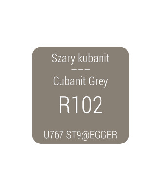 Uchwyt RE44, szary kubanit, 192mm