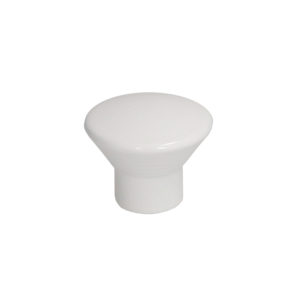 biała gałka meblowa okrągła