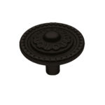 czarna gałka meblowa prosta